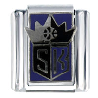 Italian Charms - nba sacramento kings secondary licensed italian charm Image.