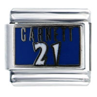 Italian Charms - nba garnett #21 licensed italian charm Image.