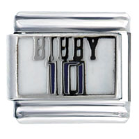 Italian Charms - nba bibby #10 licensed italian charm Image.