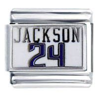 Italian Charms - nba jackson #24 licensed italian charm Image.