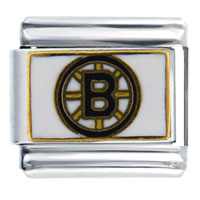 Italian Charms - nhl boston bruins sports italian charm Image.