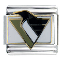 Italian Charms - nhl pittsburgh penguins sports italian charm Image.