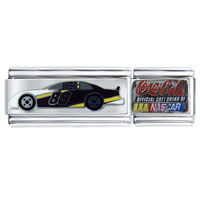 Italian Charms - nascar car #88 superlink sports italian charm Image.