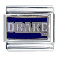 Italian Charms - drake university sports italian charm Image.
