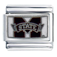 Italian Charms - missippi state sports italian charm Image.