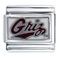 Italian Charms - montana griz sports italian charm Image.