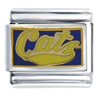 Italian Charms - montana state cats sports italian charm Image.