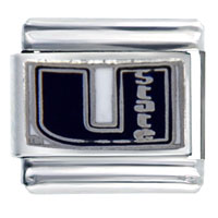 Italian Charms - silver plated utah state sports italian charm Image.