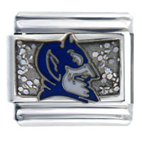 Italian Charms - duke devil glitter sports italian charm Image.