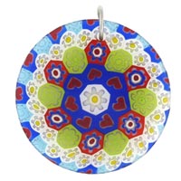 Pendants - millefiori murano glass pendant Image.