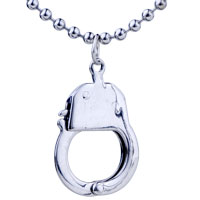 Pendants - stainless steel manacle small size pendant Image.