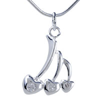  - bunch of cherry sterling silver pendants Image.