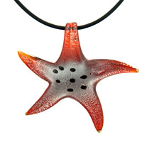 Pendants - orange star pendant Image.