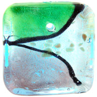 Pendants - purple green necklace Image.