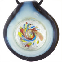Pendants - colorful center swirl pendant Image.