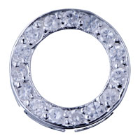Pendants - circle 925 sterling silver pendant Image.