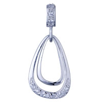 Pendants - droplet 925 sterling silver pendant Image.
