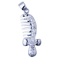 Pendants - exquisite comb 925 sterling silver pendant Image.