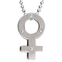 Pendants - stainless steel cross symbol pendant Image.