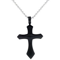 Pendants - black religious cross pendant Image.