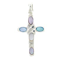 Pendants - mother of pearl rood pendant Image.
