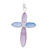 Pendants - mother of pearl cross pendant Image.