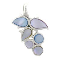 Pendants - mother of pearl grape pendant Image.