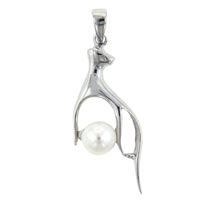 Pendants - fresh water pearl hand pendant Image.