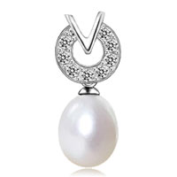 Pendants - fresh water pearl stone pendant Image.