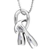 Pendants - two piece anchor and hoop pendant Image.