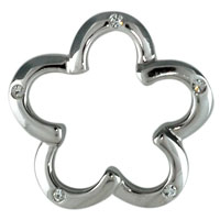 Sterling Silver Jewelry - flower small studded pendant Image.