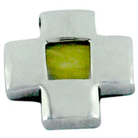 Pendants - small cross and bead pendant Image.