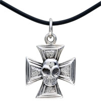 Pendants - special skull 925 sterling silver pendant Image.