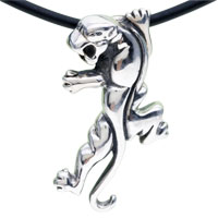 Pendants - lizard 925 sterling silver pendant Image.