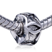 European Beads - sparkling &amp; elegant star silver plated european beads Image.