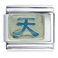 Italian Charms - chinese heaven silver italian charm Image.