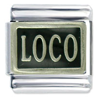 Italian Charms - loco word italian charm Image.