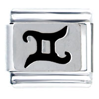 Italian Charms - gemini horoscope symbol italian charm Image.