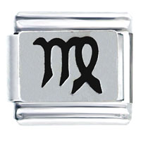 Italian Charms - virgo horoscope symbol italian charm Image.