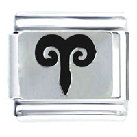Italian Charms - aries horoscope symbol italian charm Image.