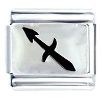 Italian Charms - sagittarius horoscope symbol italian charm Image.