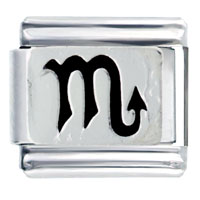 Italian Charms - scorpio sign italian charm Image.