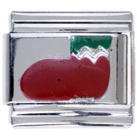 Italian Charms - santa claus shoe italian charm bracelets Image.