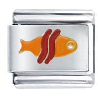 Italian Charms - goldfish italian charm Image.