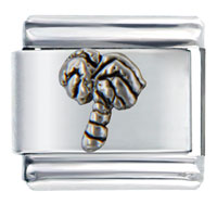 Italian Charms - silver tone palm tree italian charm Image.