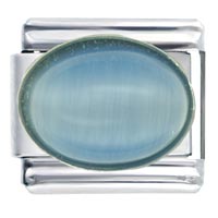 Italian Charms - blue moonstone italian charm Image.