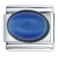 Italian Charms - azurite stone italian charm Image.