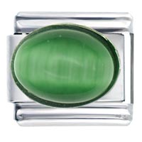 Italian Charms - jade stone italian charm Image.