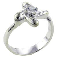 Rings - size 7 round cut pinwheel ring Image.