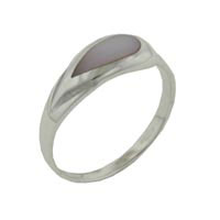 Rings - size 7 pink pearl ring Image.
